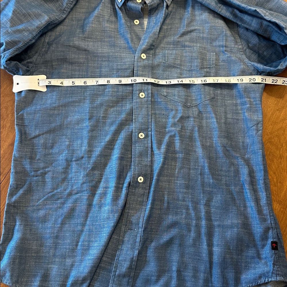 Relwen Huron blues button down M - Picture 3 of 6